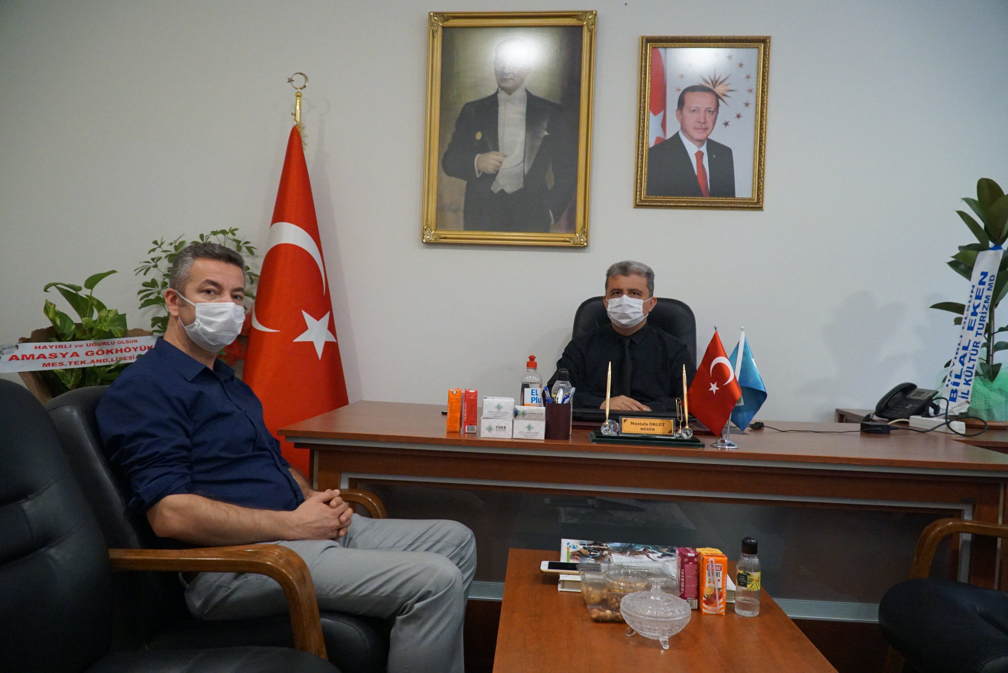 Yeşilırmak Havzası Kalkınma Birliği Tokat İl Koordinatörü, Birlik Müdürü Mustafa Örgüt 'ü Ziyarette Bulundu